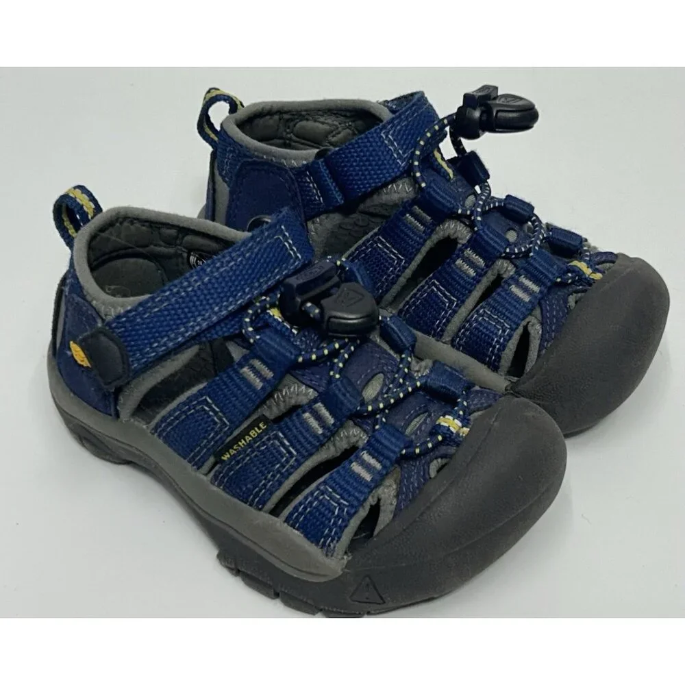 Keen Newport H2 Shoes Little Kids Sz 8 Blue Washable Sandals Hiking Outdoor H20